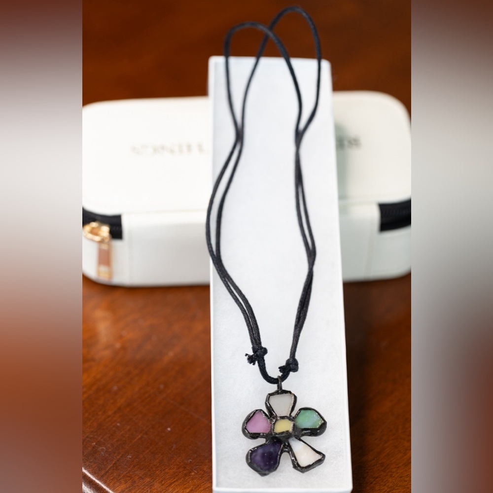 Colorful Flower Necklace